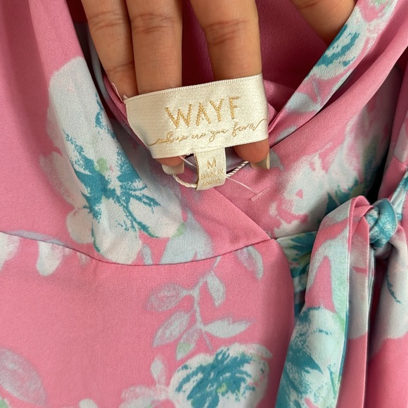 WAYF The Angelina Floral Wrap Gown - Picture 8 of 12